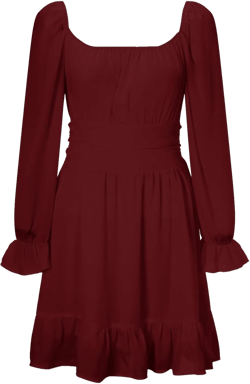 Mini Dress for Women Long Sleeve Homecoming Dress Oversized Formal Dress A Line Dress Short Dress Casual Flowy Dress