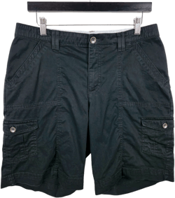 Lee Black Comfort Waistband Black Stretch Cargo Chino Shorts W32