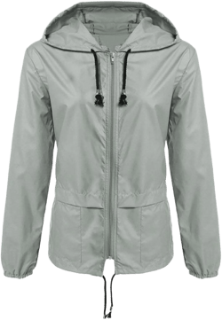 Tradecan Women’s Waterproof Rain Jacket Lightweight Outdoor Windbreaker Rain Coat Shell for Hiking, Travel