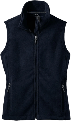Womens Soft and Cozy Fleece Vests in 5 Colors. Sizes: XS-4XL XX-Large True Navy