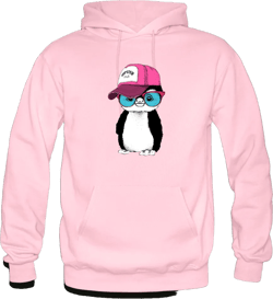 Hipster Penguin Hoodie