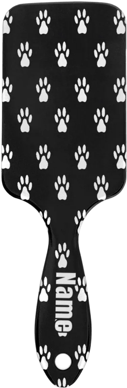 Personalized Name Hair Brush Gifts for Women Girls Custom Hair Brush Women Customized Hair Combs with Text Paw Print ColorR