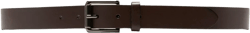 Leather Belt with Beveled Edges