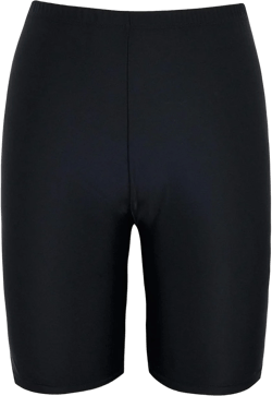 Firpearl Women's Swim Shorts UPF50+ Sport Board Shorts Plus Size Tankini Swimsuit Bottom 22 Black