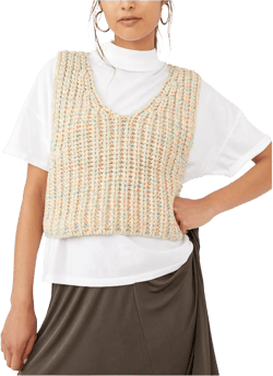 Free People womens Hoopla Sweater Vest
