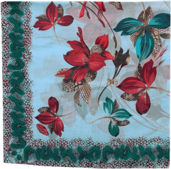 Lilies Square Scarf Hijab