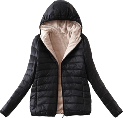 Women's Long Puffer Jacket Oversized Down Coat Lightweight Quilted Hooded Jacket Warm Fleece Lined Winter Outerwear