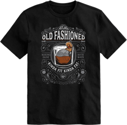 Kinda Fit Kinda Fat Atlas Old Fashioned Tee