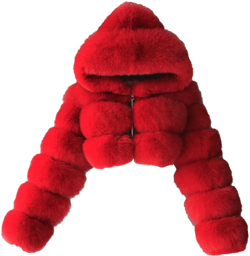 SACFOF Women Fluffy Faux Fur Coat Cropped Jacket Puffer Zip Up Winter Warm Fuzzy Teddy Hooded Outwear 5X-Large Bule