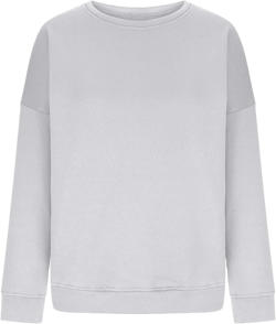 Crew Neck Sweatshirts for Women Loose Fit Casual Crewneck Sweatshirt Trendy Y2k Oversized Fall Tops Outfits 2024 C008- Gray Small