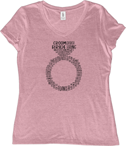 Wedding Ring V-Neck Tee
