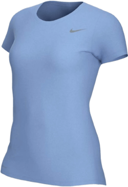 Nike Women's Legend Short Sleeve TEE (Sky Blue, X-Small)