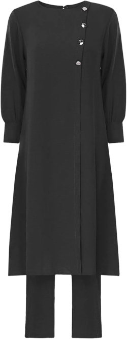 YiZYiF Prayer Clothes for Muslim Women 2 Piece Plus Size Dress Robe Tops Wide Leg Pants Islamic Abayas Dubai Outfits