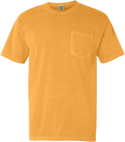 Comfort Colors Men's Short Sleeve Tee, Style 1717 Small Medium,citrus