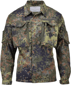 German Military style jacket Flecktarn camo TacGear commando troops field BDU Medium Multicolor