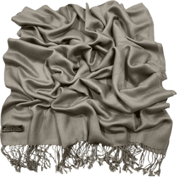CJ Apparel Beige Mink Light French Beige Solid Color Tassels Design Nepalese Shawl Seconds Scarf Wrap Stole Throw Head Wrap Pashmina Hand Made in Nepal New at Amazon Women’s Clothing store