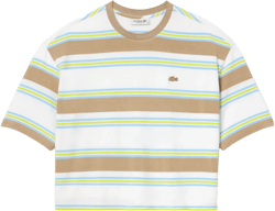 Women's Oversized Striped Cotton T-Shirt