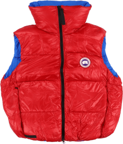 Canada Goose x Angel Chen Red and Blue Reversible Bayan Puffer Vest
