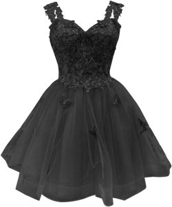 3D Butterfly Homecoming Dresses for Teens 2025 Sparkly Tulle Off Shoulder Sequin Short Prom Dress Quinceanera DAMA Dress Black 24 Plus