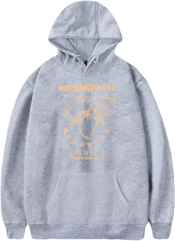Stephanie Soo Hoodie Comfortable and Loose Hoodie Casual All-Match Harajuku Unisex Hoodie Tops Medium Gray2