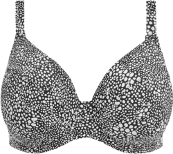 Elomi Plus Size Pebble Cove Plunge Bikini Top 36E, Black : Clothing, Shoes & Jewelry