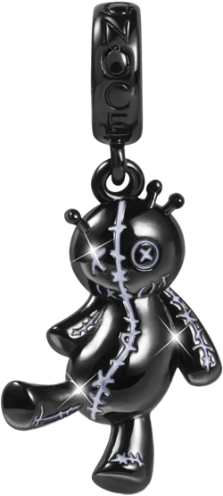 GNOCE Voodoo Doll Pendant Charm 925 Sterling Silver Dangle Bead Charms For Women Bracelet/Necklace Halloween Gifts For Wife(color-5): Clothing, Shoes & Jewelry