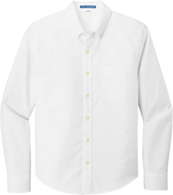 Port Authority Men's Untucked Fit SuperPro Oxford Button-Down Shirt X-Large White