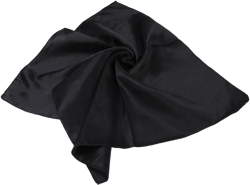 TrendsBlue Elegant Silk Feel Solid Color Satin Square Scarf, Black at Amazon Women’s Clothing store: Fashion Scarves