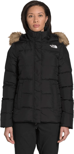 The North Face Women's Gotham Insulated Jacket (X-Large, Regular, Regular, Tnf Black/White Logo)
