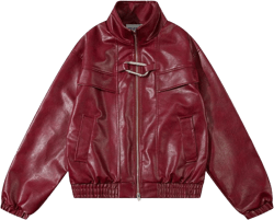 Aelfric Eden Womens Leather Jacket Faux Motorcycle Bomber Coats 2024 Fall Fashion Winter Outfits