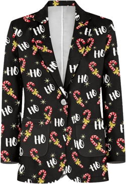 Renewold Men's Sport Coats Casual Blazers Men's Suit Jackets Men Tops Clothing Medium Christmas Candy