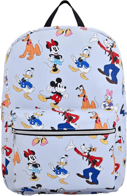 Disney Minnie Mouse Backpack for Women, Men, Unisex | Cute PU Leather Large Mickey and Friends Travel Backpack Purse Shoulder Purse | Minnie Mouse Bag and Minnie Mouse Accessories