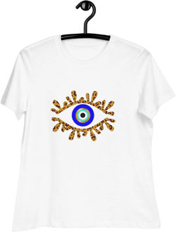 Amida Eye Leopard Women's Relaxed T-Shirt