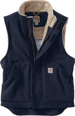 Carhartt Men's Flame Resistant Mock Neck Sherpa Lined Vest