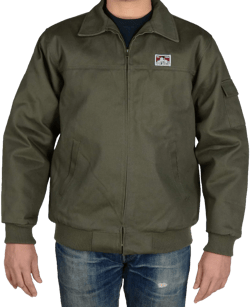 Ben Davis Men's Mechanic's Jacket Small Olive