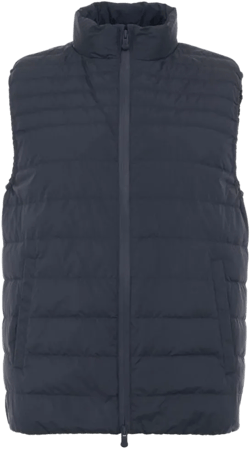 People Of Shibuya Sleek Blue Puffer Vest for a Modern Look