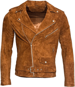 Men Leather Jacket - Lambskin Winter Vintage Motorcycle Biker Jacket, Moto Riding & Racing Jacket Large Suede Tan