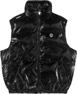 MOONFACE GLOSSY PUFFER VEST