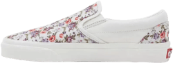 Vans Vintage Floral Classic Slip-On (Vintage) Floral/Marshmallow VN0009Q7FS8