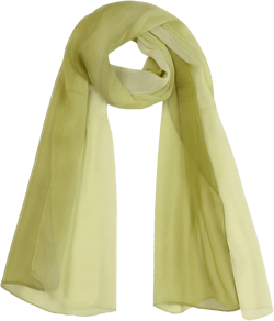 uxcell Long Chiffon Light Wedding Scarf Silky Gradient Color Party Shawl Spring Summer Beach Wrap for Women 63"x19.6" Dark Light Olive Green