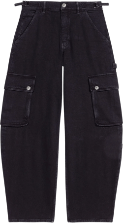 Cargo jeans Black / Gray For Women | Maje