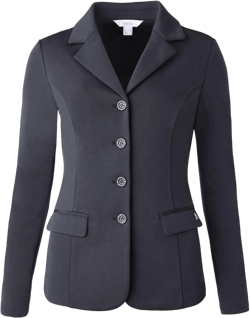 HORZE Ada Women's Show Jacket - Elegantly Tailored, Flexibly Fashionable 12 Dark Navy
