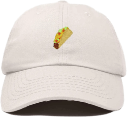 DALIX Taco Embroidered Dad Cap Cotton Baseball Hat Women