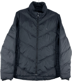 Lacoste Womens Black Padded Windbreaker Jacket Size S