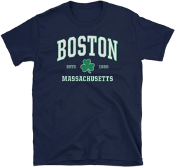 Irish Boston T-Shirt - Boston Massachusetts Shirt - Unisex Tee