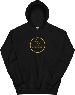 AGST001 Women's Circle Logo Graphic Heavy Blend Hoodie