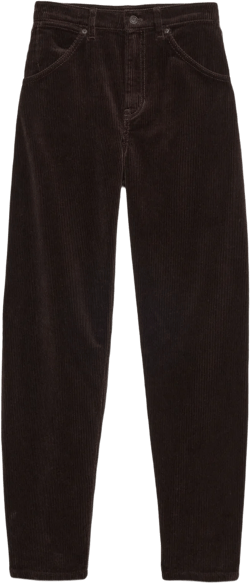 High-Rise Bow Corduroy Pant | Banana Republic