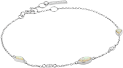 Opal Colour Silver Bracelet