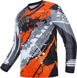PSPORT Men's Motocross Jersey Long Sleeve Motocross Shirt Men Mountain Dirt Bike Jersey Downhill Riding Racing Clothing Tops XX-Large Cd9528