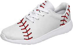 Amazon.com | lodaden Women's Tennis Shoes White Baseball Softball Stitch Laces Running Sneakers Casual Lightweight Walking Shoes Gifts for Female Friends,US Size 12 Men | Shoes